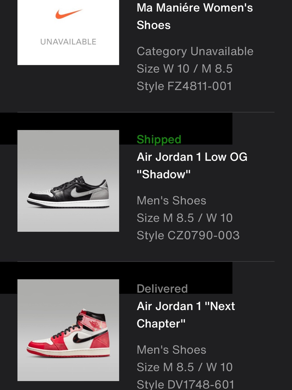 Jordan Air Jordan 1 Retro Low OG — Black, Gray, Shadow - Picture 4 of 4
